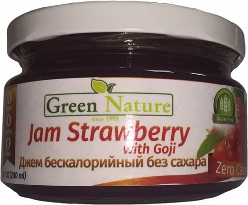 Green Nature Jam Strawberry with Goji