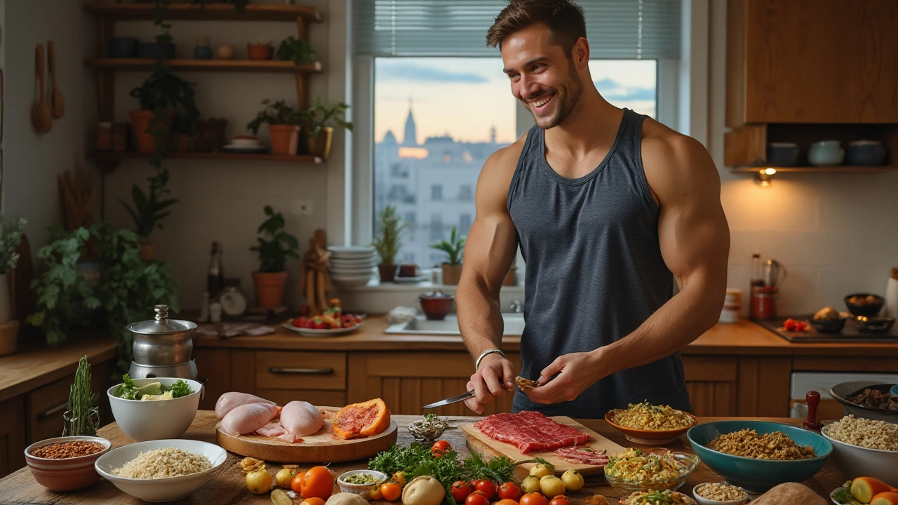 Лучшие продукты для ужина при наборе мышечной массы