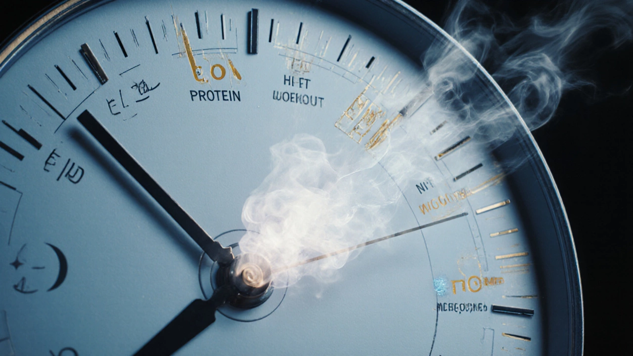 Часы, где каждый час — ключевой фактор сжигания висцерального жира, жир тает в дыму.
