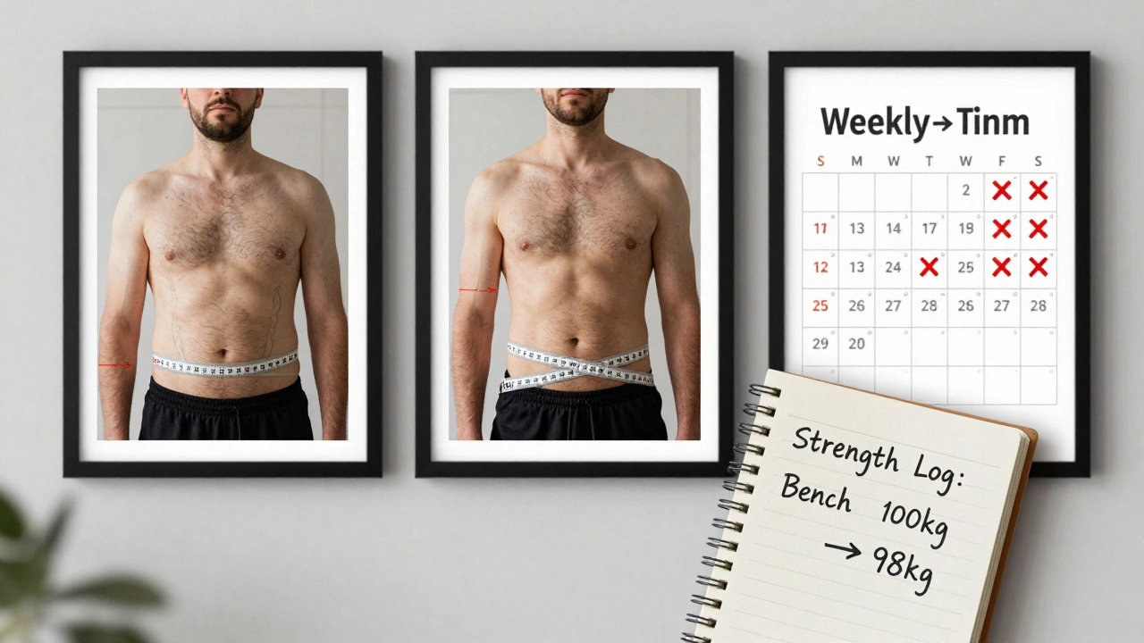 Недельный прогресс бодибилдера: фото, сантиметры и дневник тренировок